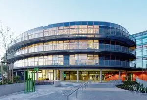 Ansicht des Firmengebäudes der Stiftung Pfennigparade