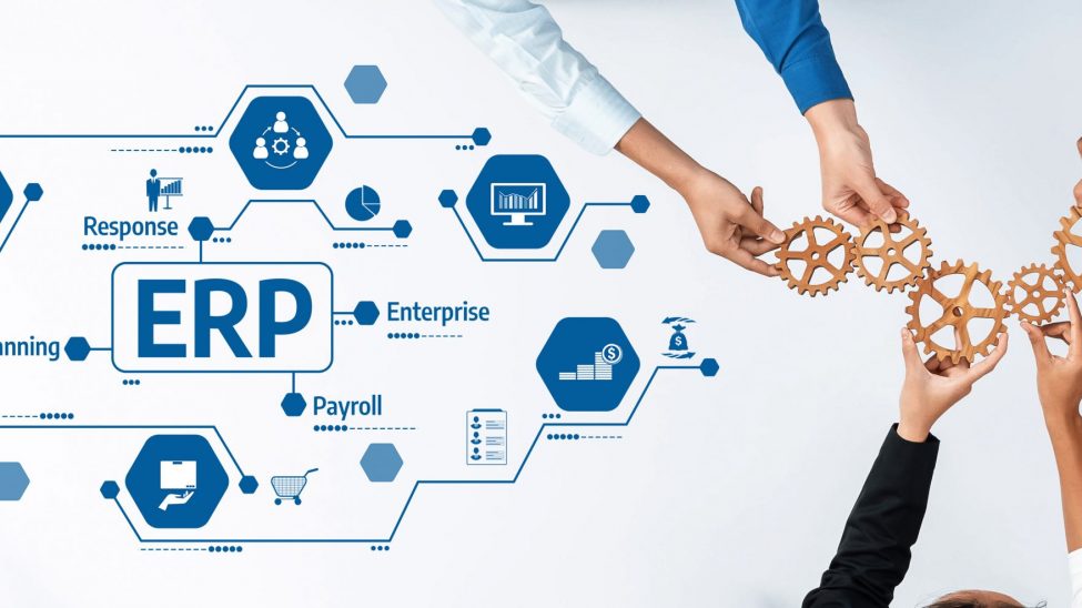 ERP Visualisierung mit Zahnrädern