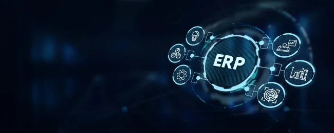 Darstellung eines ERP Systems
