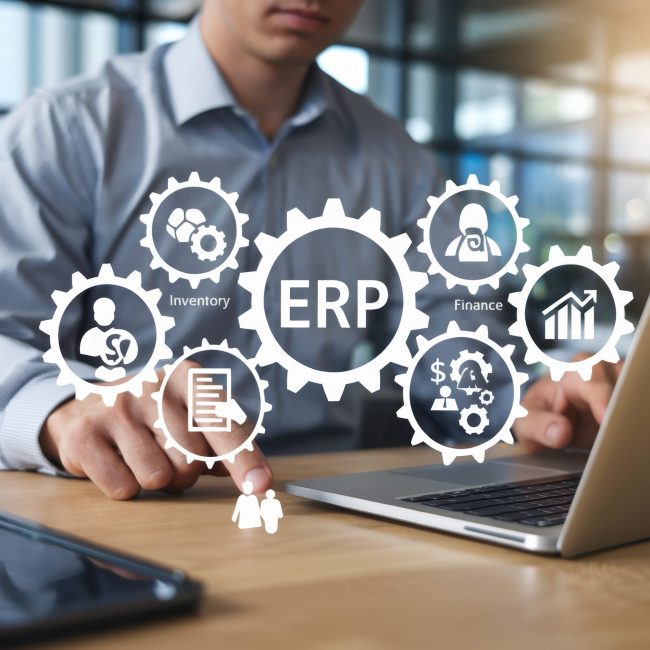 Comprehensive Understanding of Enterprise Resource Planning: A Visual Guide to ERP Concepts and Benefits for Businesses Ein umfassendes Verständnis von Enterprise Resource Planning: Ein visueller Leitfaden zu ERP-Konzepten und deren Vorteilen für Unternehmen