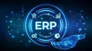 KI generiertes Bild zu einem ERP System