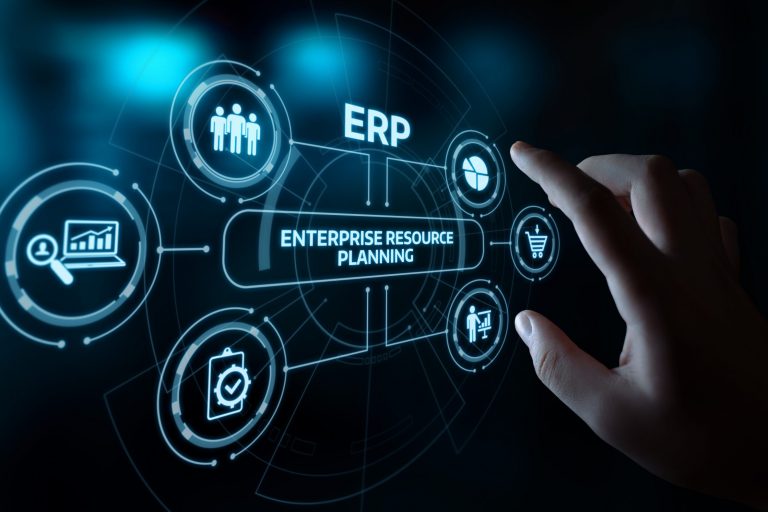 Enterprise Resource Planning ERP Corporate Company Management Business Internet Technology Concept Enterprise Resource Planning (ERP) – Unternehmensführung – Wirtschaft – Internet – Technologie – Konzept