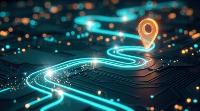 AdobeStock_2029007454 digitale Roadmap mit Meilensteinen