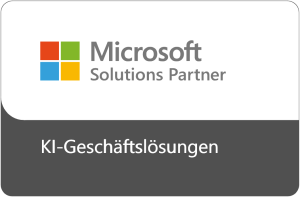 Microsoft PArtner Logo KI Geschäftsanwendungen