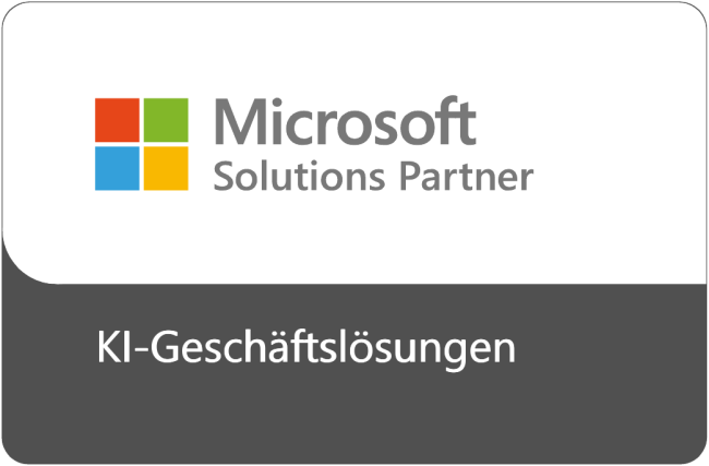 Microsoft PArtner Logo KI Geschäftsanwendungen
